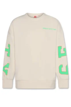 AO76 Truien & Vesten^Meisjes sweater wit