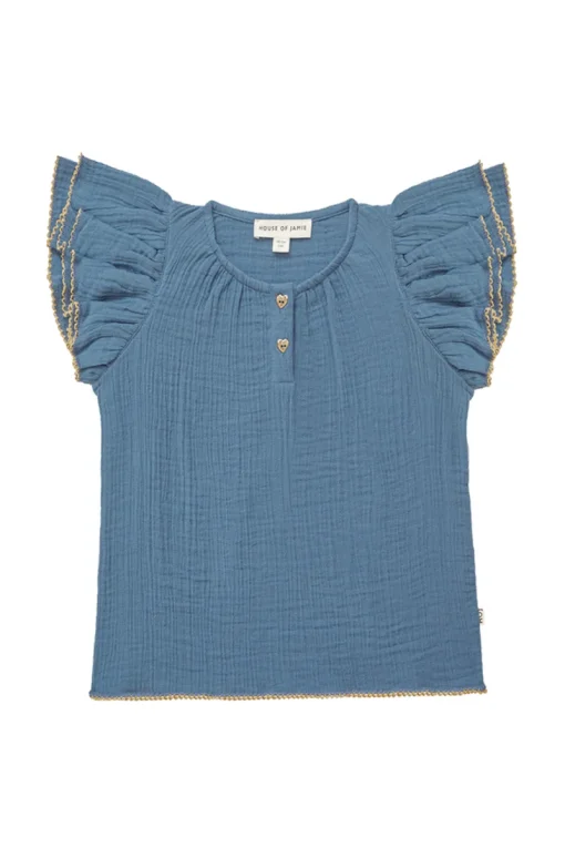 House Of Jamie T-shirts & Polo's^Meisjes top blauw