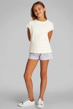 Calvin Klein T-shirts & Polo's^Meisjes top bruin