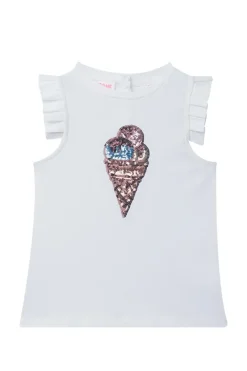 Someone T-shirts & Polo's^Meisjes top ecru