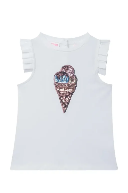 Someone T-shirts & Polo's^Meisjes top ecru