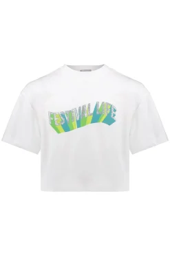 Geisha T-shirts & Polo's^Meisjes top ecru