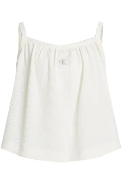 Calvin Klein T-shirts & Polo's^Meisjes top ecru