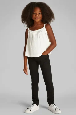 Calvin Klein T-shirts & Polo's^Meisjes top ecru