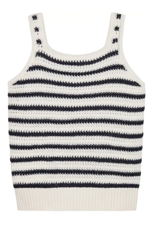 Tommy Hilfiger T-shirts & Polo's^Meisjes top ecru