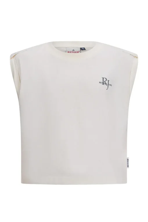 Retour Denim de Luxe T-shirts & Polo's^Meisjes top wit