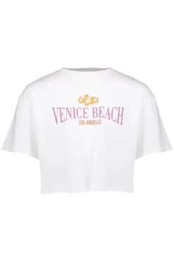 Geisha T-shirts & Polo's^Meisjes top wit