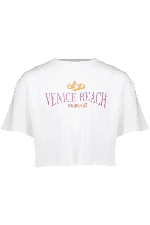 Geisha T-shirts & Polo's^Meisjes top wit