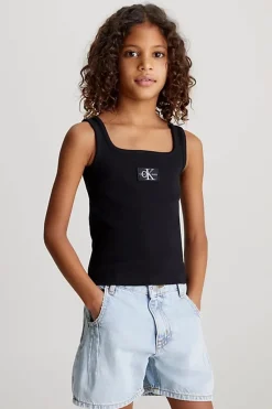 Calvin Klein T-shirts & Polo's^Meisjes top zwart