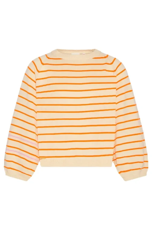 AO76 Truien & Vesten^Meisjes trui oranje
