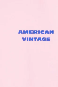 American Vintage T-shirts & Polo's^Meisjes t-shirt korte mouw rose