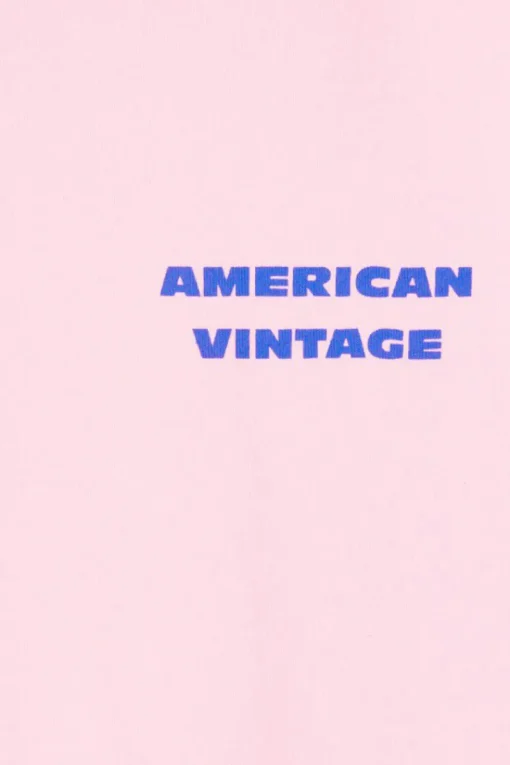 American Vintage T-shirts & Polo's^Meisjes t-shirt korte mouw rose
