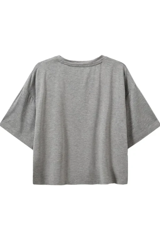 Sofie Schnoor T-shirts & Polo's^Meisjes t-shirt korte mouw grijs