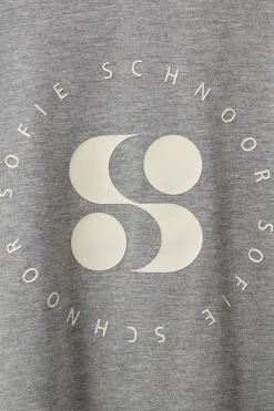 Sofie Schnoor T-shirts & Polo's^Meisjes t-shirt korte mouw grijs