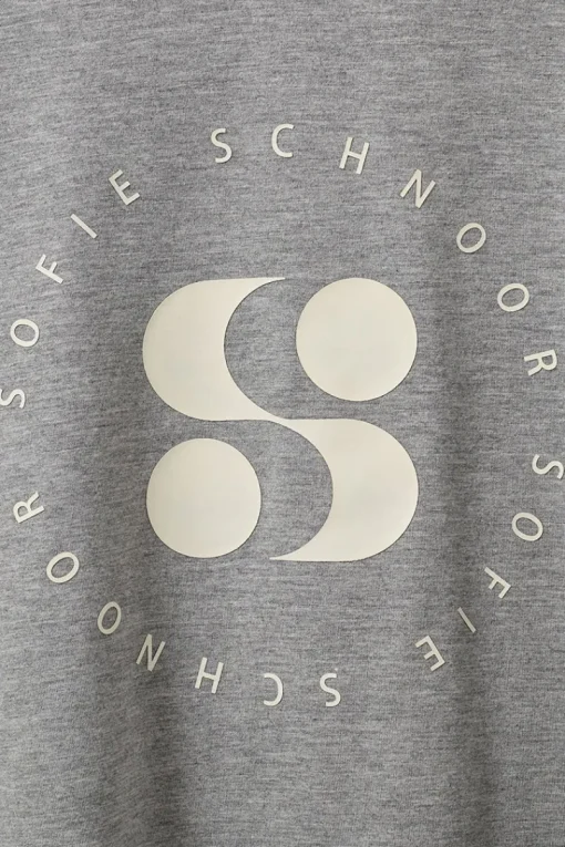 Sofie Schnoor T-shirts & Polo's^Meisjes t-shirt korte mouw grijs