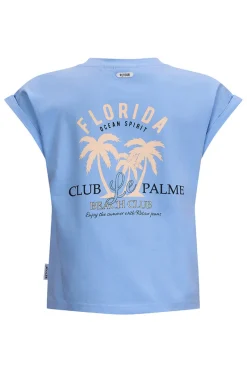 Retour Denim de Luxe T-shirts & Polo's^Meisjes t-shirt korte mouw paars
