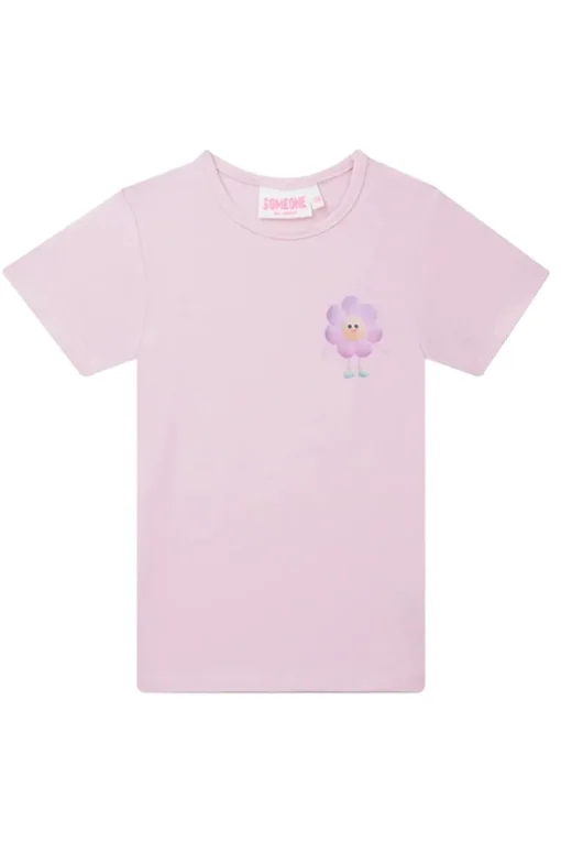 Someone T-shirts & Polo's^Meisjes t-shirt korte mouw rose
