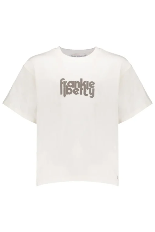 Frankie & Liberty T-shirts & Polo's^Meisjes t-shirt korte mouw ecru