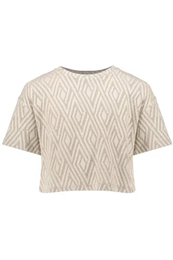 Geisha T-shirts & Polo's^Meisjes t-shirt korte mouw bruin