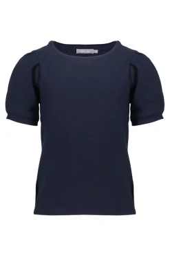 Geisha T-shirts & Polo's^Meisjes t-shirt korte mouw blauw