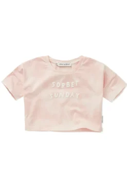 Sproet & Sprout T-shirts & Polo's^Meisjes t-shirt korte mouw rose