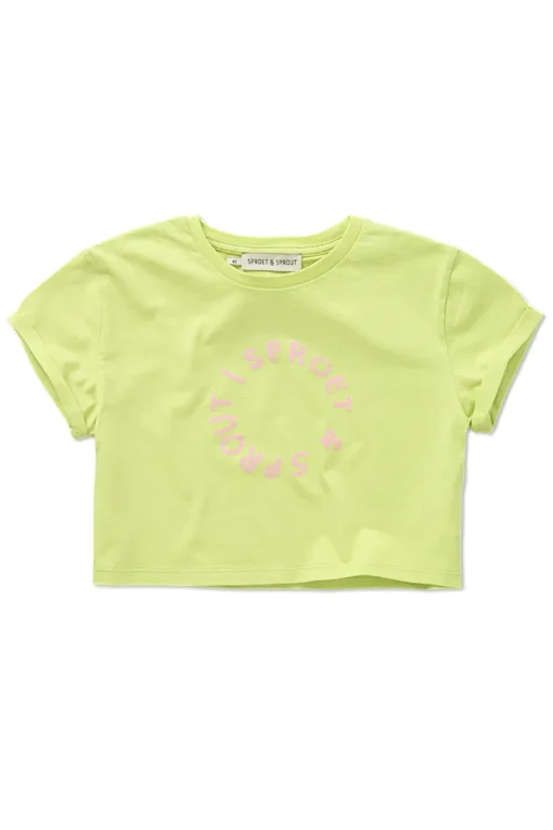 Sproet & Sprout T-shirts & Polo's^Meisjes t-shirt korte mouw geel