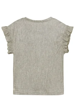 Daily7 T-shirts & Polo's^Meisjes t-shirt korte mouw bruin