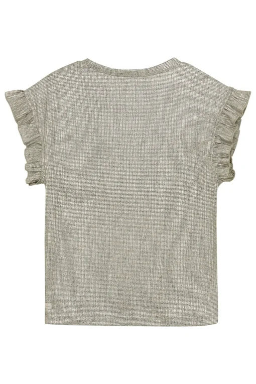 Daily7 T-shirts & Polo's^Meisjes t-shirt korte mouw bruin
