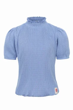 LOOXS LITTLE T-shirts & Polo's^Meisjes t-shirt korte mouw blauw