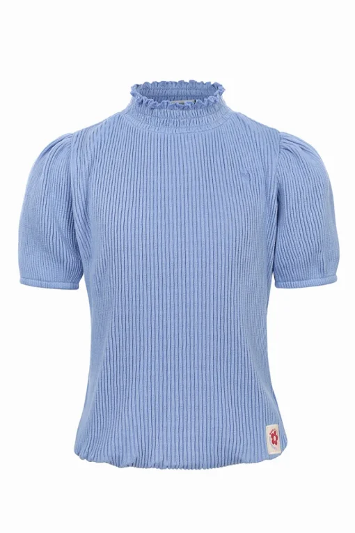 LOOXS LITTLE T-shirts & Polo's^Meisjes t-shirt korte mouw blauw