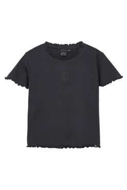 Indian Blue Jeans T-shirts & Polo's^Meisjes t-shirt korte mouw zwart