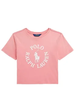 Polo Ralph Lauren T-shirts & Polo's^Meisjes t-shirt korte mouw rose