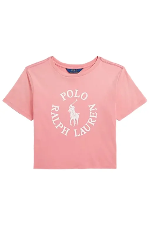 Polo Ralph Lauren T-shirts & Polo's^Meisjes t-shirt korte mouw rose