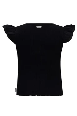Retour Denim de Luxe T-shirts & Polo's^Meisjes t-shirt korte mouw zwart
