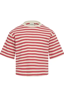 Sofie Schnoor T-shirts & Polo's^Meisjes t-shirt korte mouw rood