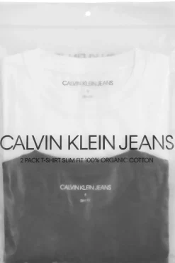 Calvin Klein T-shirts & Polo's^Meisjes t-shirt korte mouw zwart
