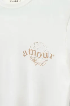 Sofie Schnoor T-shirts & Polo's^Meisjes t-shirt korte mouw wit