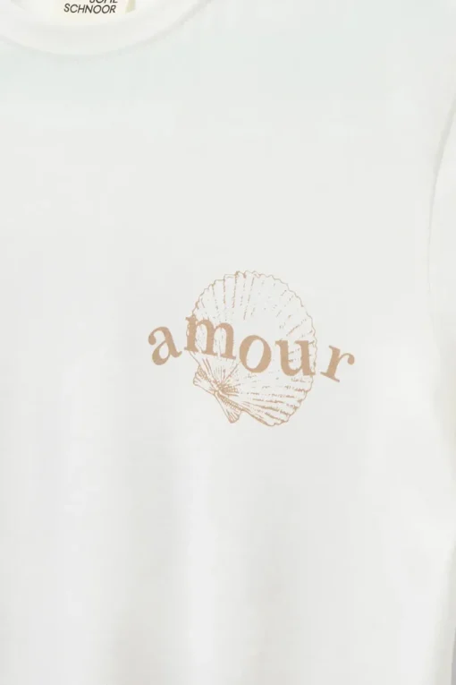 Sofie Schnoor T-shirts & Polo's^Meisjes t-shirt korte mouw wit