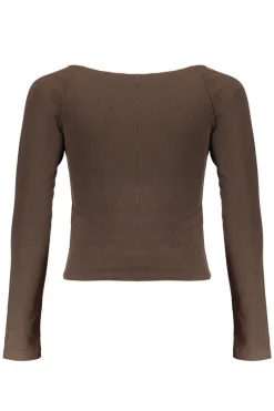 Frankie & Liberty T-shirts & Polo's^Meisjes t-shirt lange mouw bruin