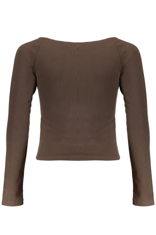 Frankie & Liberty T-shirts & Polo's^Meisjes t-shirt lange mouw bruin