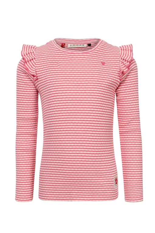 LOOXS LITTLE T-shirts & Polo's^Meisjes t-shirt lange mouw rose