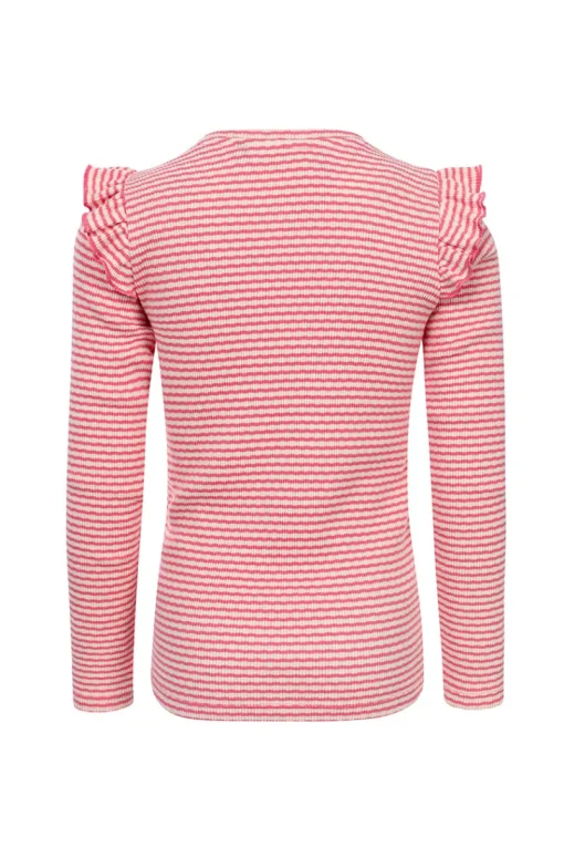 LOOXS LITTLE T-shirts & Polo's^Meisjes t-shirt lange mouw rose