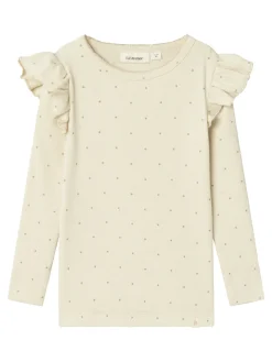 LIL&qout; ATELIER T-shirts & Polo's^Meisjes t-shirt lange mouw bruin