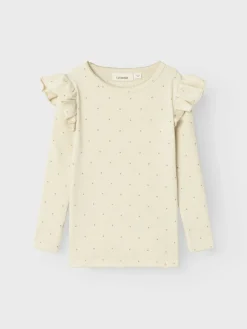 LIL&qout; ATELIER T-shirts & Polo's^Meisjes t-shirt lange mouw bruin