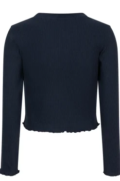 Indian Blue Jeans T-shirts & Polo's^Meisjes t-shirt lange mouw blauw