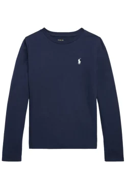 Polo Ralph Lauren T-shirts & Polo's^Meisjes t-shirt lange mouw blauw
