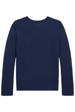 Polo Ralph Lauren T-shirts & Polo's^Meisjes t-shirt lange mouw blauw