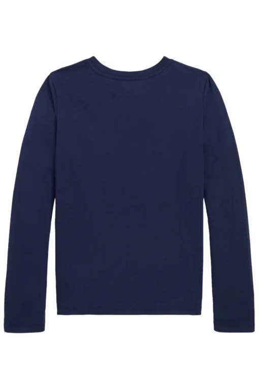 Polo Ralph Lauren T-shirts & Polo's^Meisjes t-shirt lange mouw blauw