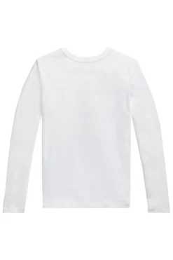 Polo Ralph Lauren T-shirts & Polo's^Meisjes t-shirt lange mouw wit