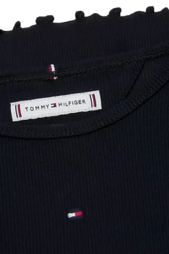 Tommy Hilfiger T-shirts & Polo's^Meisjes t-shirt lange mouw blauw